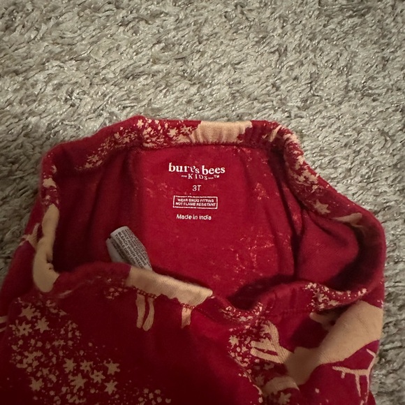 3T Burts Bees Christmas PJS - Picture 2 of 2